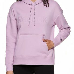 Reebok Women's Super Soft Cropped Gravity Hoodie with Zipper Pocket in Medium